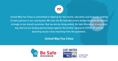 United Way Fox Cities Be Safe Wisconsin