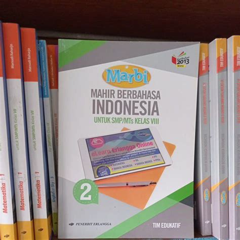 Jual Buku Mahir Berbahasa Indonesia Untuk Smp Mts Kelas 8 Penerbit Erlangga Kurikulum 2013