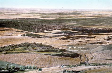 Colour Photograph Of The Valley Of Elah Known As The Place Described