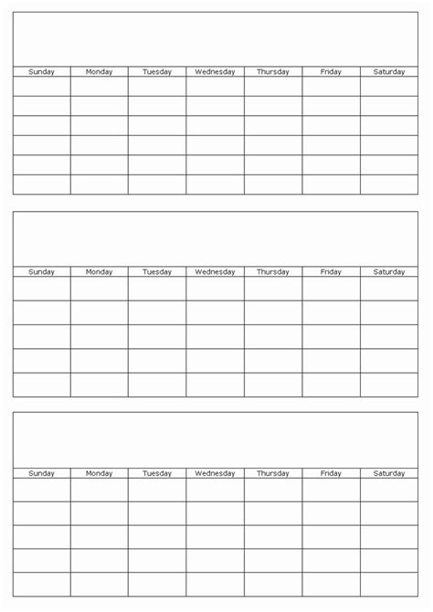 Printable Calendar Pages Blank Calendar Pages Blank Monthly Calendar