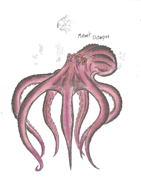 Mutant Octopus By Monsterkingofkarmen On Deviantart