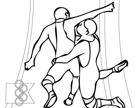 Wrestling Coloring Pages For Kids - Coloring Home