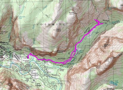 Mark Yosemite Hike North Valley Trail To Mirror Lake