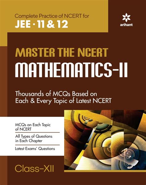 Master The Ncert For Jee Mathematics Vol 2 From Arihant Publications