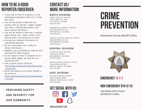 Crime Prevention And Safety Tips Phil Serna