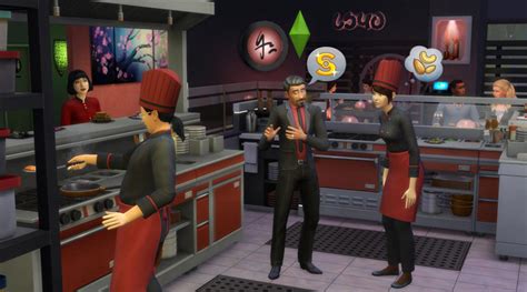 Sims 4 Dine Out Screen Sushi Bar Sims Online