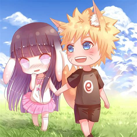 Cute Kawaii Anime Naruto And Hinata