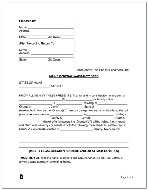 Free Joint Tenancy Deed Form Form Resume Examples