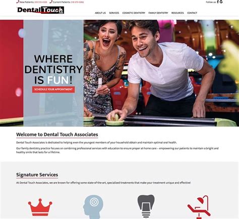 Dental Website Dental Touch Associates Video Dental Website