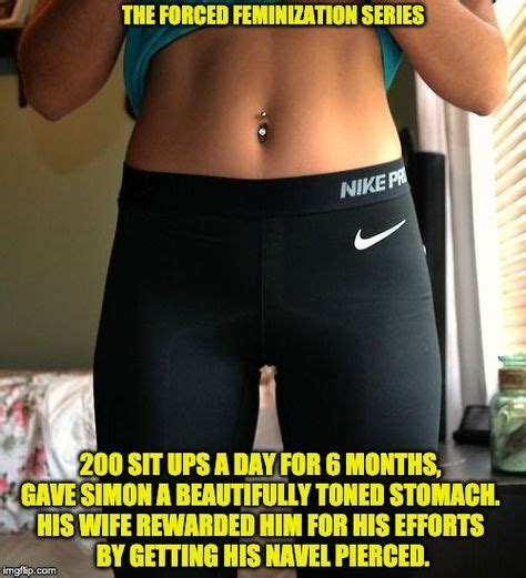 Pin By Brianna Demonet On Feminized Men Girly Captions Toned Stomach
