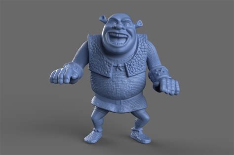 3d Model Scan Shrek Toy