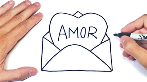Cómo Dibujar Una Carta De Amor Paso A Paso Youtube