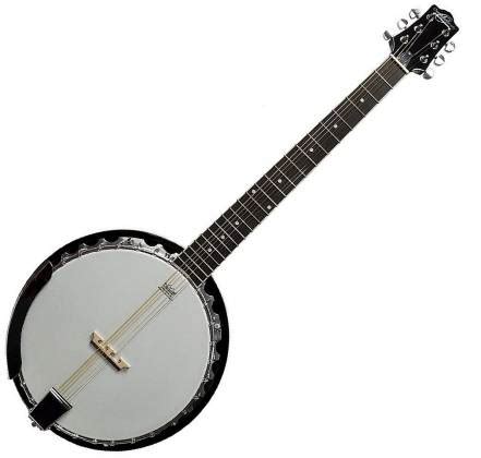 Oscar Schmidt OB6 A 6 String RH Mahogany Resonator Banjo Gloss Ob 6 A