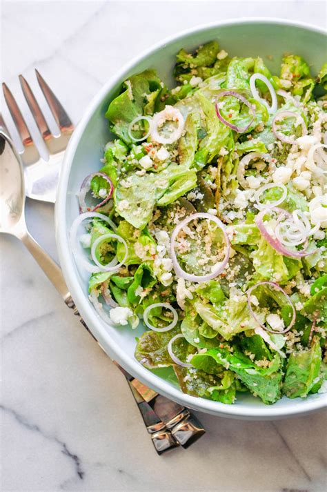 The Best Green Salad Recipe Recipe Green Salad Recipes Spring