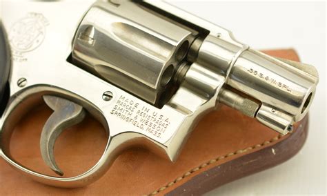 Smith And Wesson Model 10 7 Nickel 38 Spl 2 Barrel