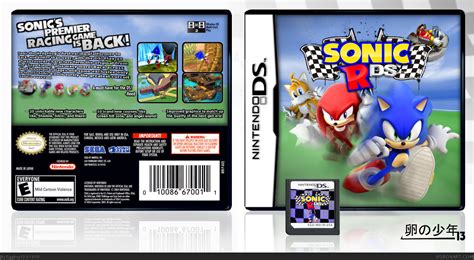 Sonic R Ds Nintendo Ds Box Art Cover By Eggboy13