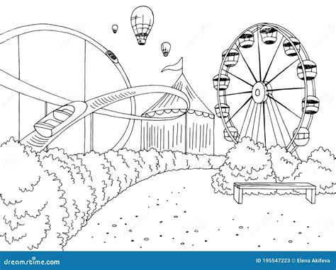 Theme Park Drawing