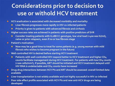 Ppt Management Of Hcv In Co Infected Patients Powerpoint Presentation