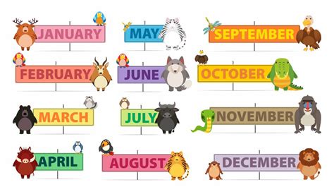 7 Best Images Of Printable Months Of Year Cards Free Printable Months