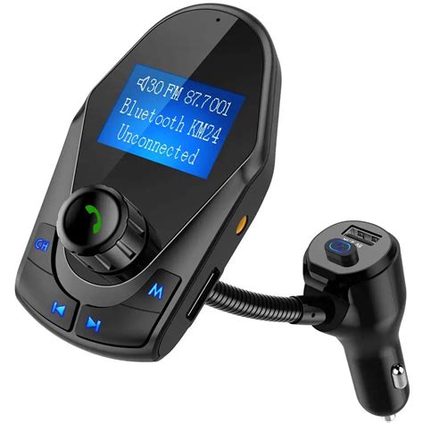 Nulaxy Fm Transmitter Bluetooth Car Kit Mp3 Player Wireless Fm