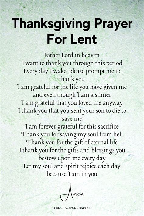 6 Great Prayers For Lent The Graceful Chapter