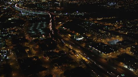 5k Stock Footage Aerial Video Of Light Traffic On I 880 Freeway