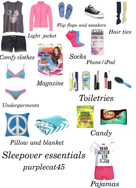 10 What To Pack For A Sleepover Ideas Sleepover Sleepover Essentials
