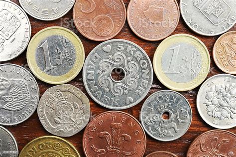 Coin Collection With Old Coins Stock Photo Download Image Now