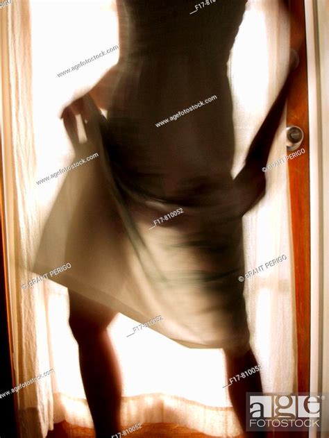 Sexy See Through Dress With Backlight Stock Photo Picture And Rights