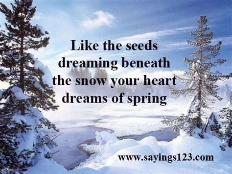 Spring Snow Quotes Quotesgram