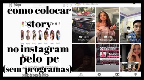 COMO COLOCAR STORY NO INSTAGRAM PELO PC SEM PROGRAMAS YouTube