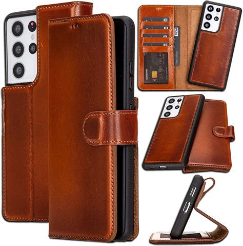 Handtooled Fold Case Galaxy A90 A32 A20s Case Leather Samsung Z Fold4 Z