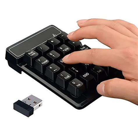 19 Keys 24g Wireless Mini Usb Numeric Keypad Waterproof Digital Numpad