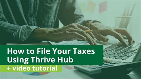 How To File Your Taxes Using Thrive Hub Sc Thrive