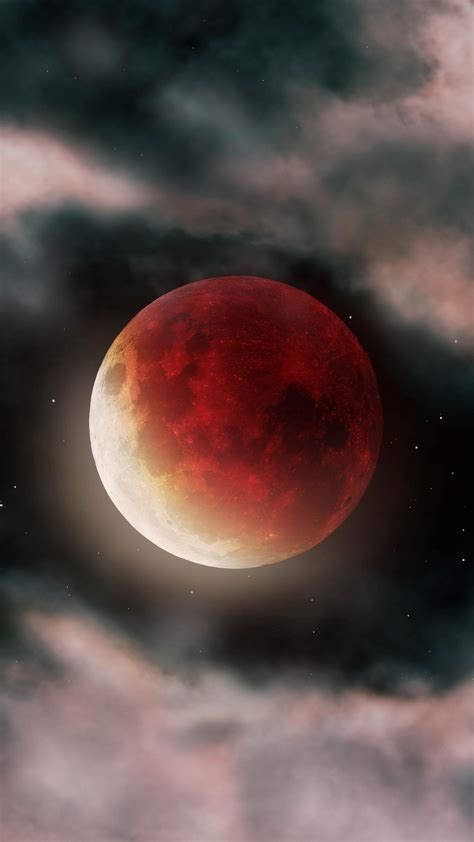 Blood Moon 4K Wallpaper, 5K, Space, #66