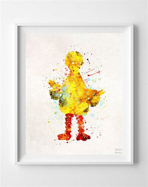 Sesame Street Poster Big Bird Print Sesame Street Art