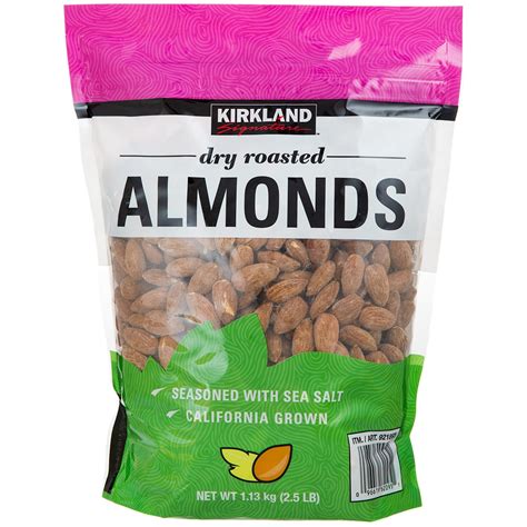 Kirkland Signature Dry Roasted Almonds 1 13kg Costco Australia