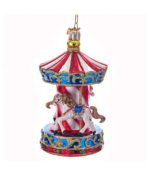 Noble Gems Carousel Glass Ornament Winterwood Gift Christmas Shoppes