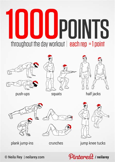 1000 Points Workout Havent Got Time To Work Out During The Holidays