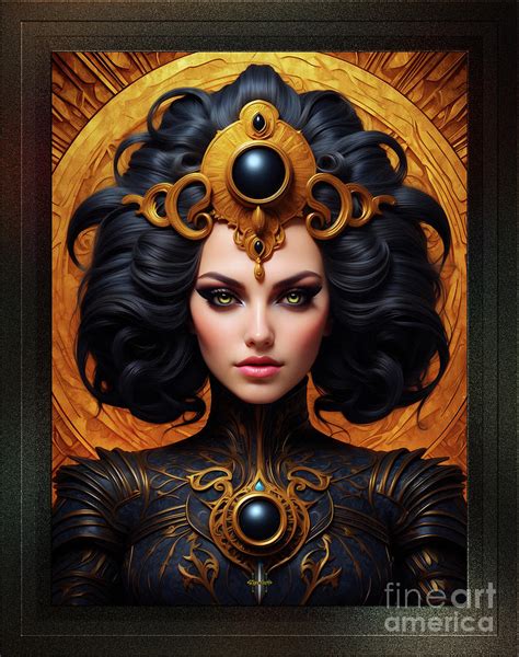 Tula The Mystic Stunning Ai Concept Art Portrait By Xzendor7 Painting