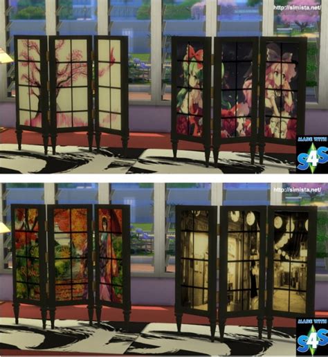 Simista Japanese Screens • Sims 4 Downloads