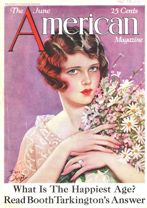 Lovely June 1926 Cover The American Magazine Art By F Earl Christy