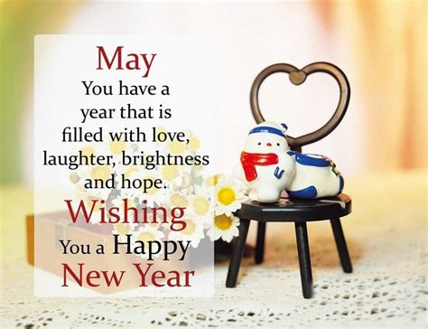 May You Have A Year That Is Filled With Love Laughter Brightness And