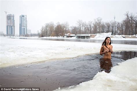 This Woman Jogs And Swims Naked In Freezing Temperature To Remain