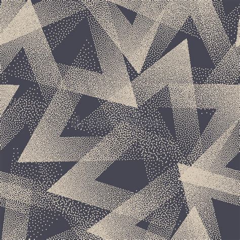 Stippled Texture Trendy Seamless Pattern Vector Retro Abstract