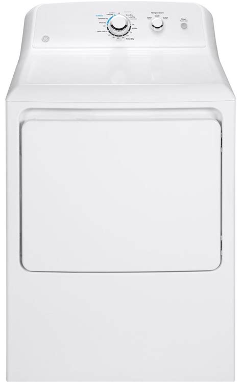 Gtd33gaskww Ge 27 Front Load Gas Dryer With 72 Cu Ft Capacity And