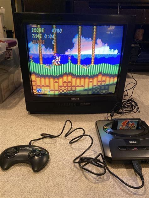 Found Our Old Tv Connected The Sega Genesis 2 And It Works Videogames