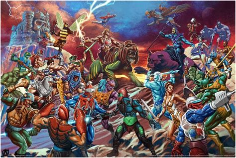 Official Masters Of The Universe Prints By Mad Duck Posters He Man World