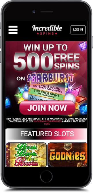 Incredible Spins Casino: Win up to 500 Free Spins! - No Deposit Bonus Casino
