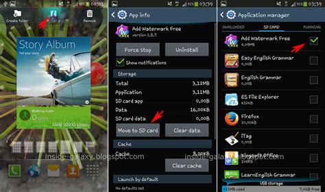 Inside Galaxy Samsung Galaxy S4 How To Move Apps To Sd Card Or To